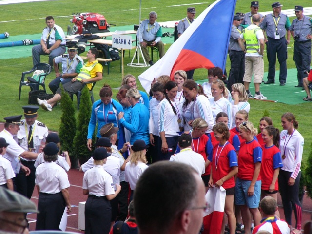 100m překážky 1., 2., 3.místo, ženy ČR A, B, C.